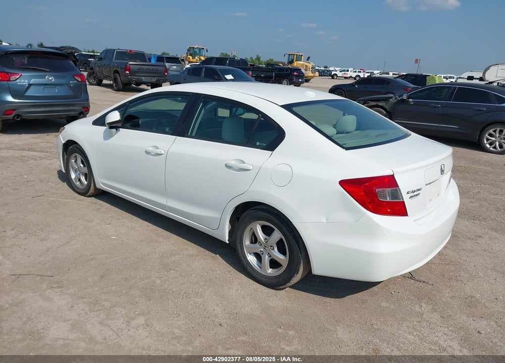 2012 HONDA CIVIC NATURAL GAS VIN: 19XFB5F53CE001417