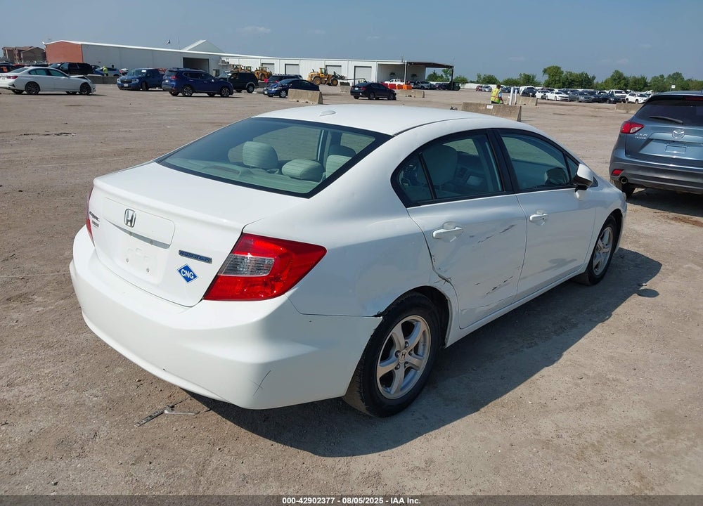2012 HONDA CIVIC NATURAL GAS VIN: 19XFB5F53CE001417