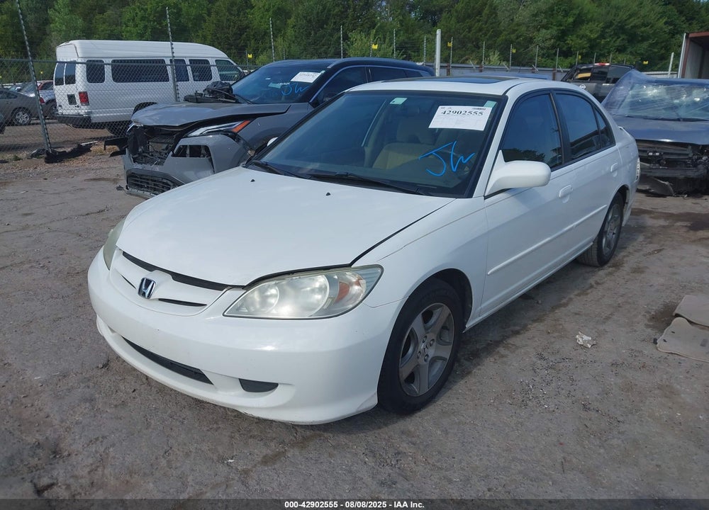 2005 HONDA CIVIC EX VIN: 2HGES26765H502502