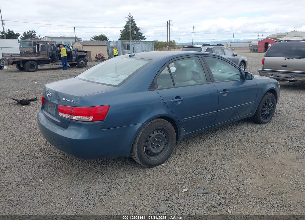 2008 HYUNDAI SONATA GLS VIN: 5NPET46CX8H354676
