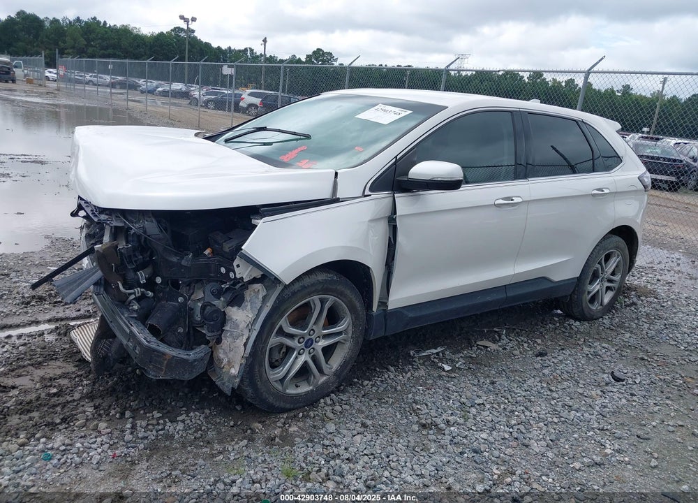 2016 FORD EDGE TITANIUM VIN: 2FMPK4K93GBB48546