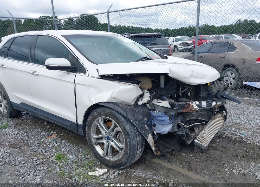 2016 FORD EDGE TITANIUM VIN: 2FMPK4K93GBB48546