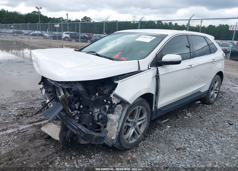 2016 FORD EDGE TITANIUM VIN: 2FMPK4K93GBB48546