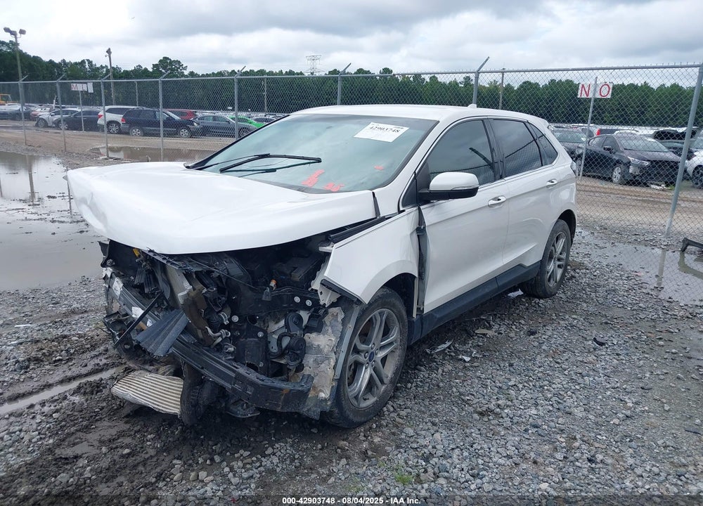 2016 FORD EDGE TITANIUM VIN: 2FMPK4K93GBB48546