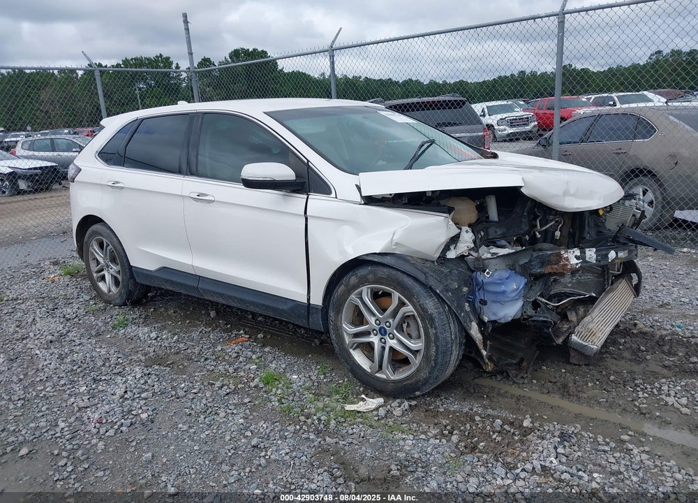 2016 FORD EDGE TITANIUM VIN: 2FMPK4K93GBB48546