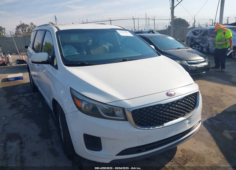 2015 KIA SEDONA LX VIN: KNDMB5C19F6033498