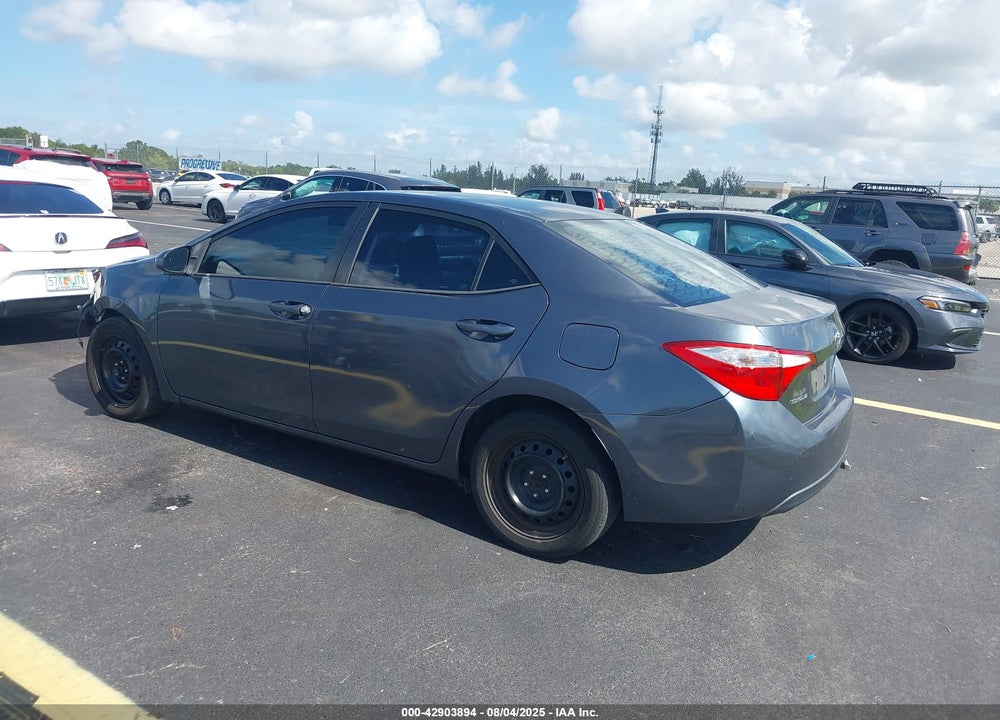 2015 TOYOTA COROLLA VIN: 2T1BURHE6FC285917