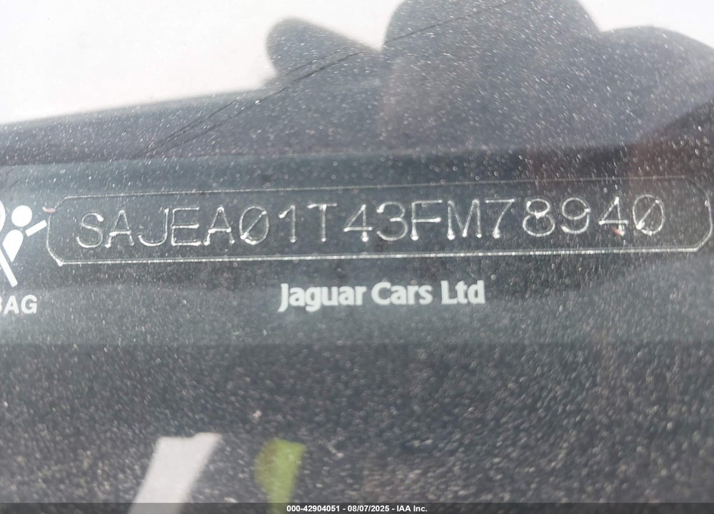 2003 JAGUAR S-TYPE 3.0L V6 VIN: SAJEA01T43FM78940