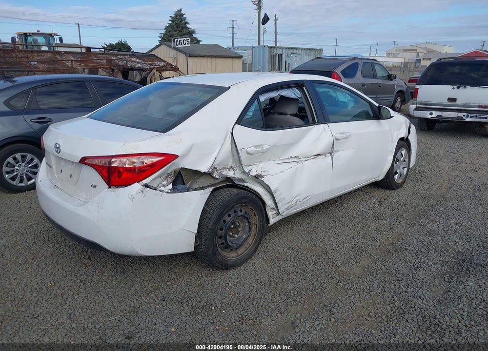 2019 TOYOTA COROLLA LE VIN: 5YFBURHE4KP921440