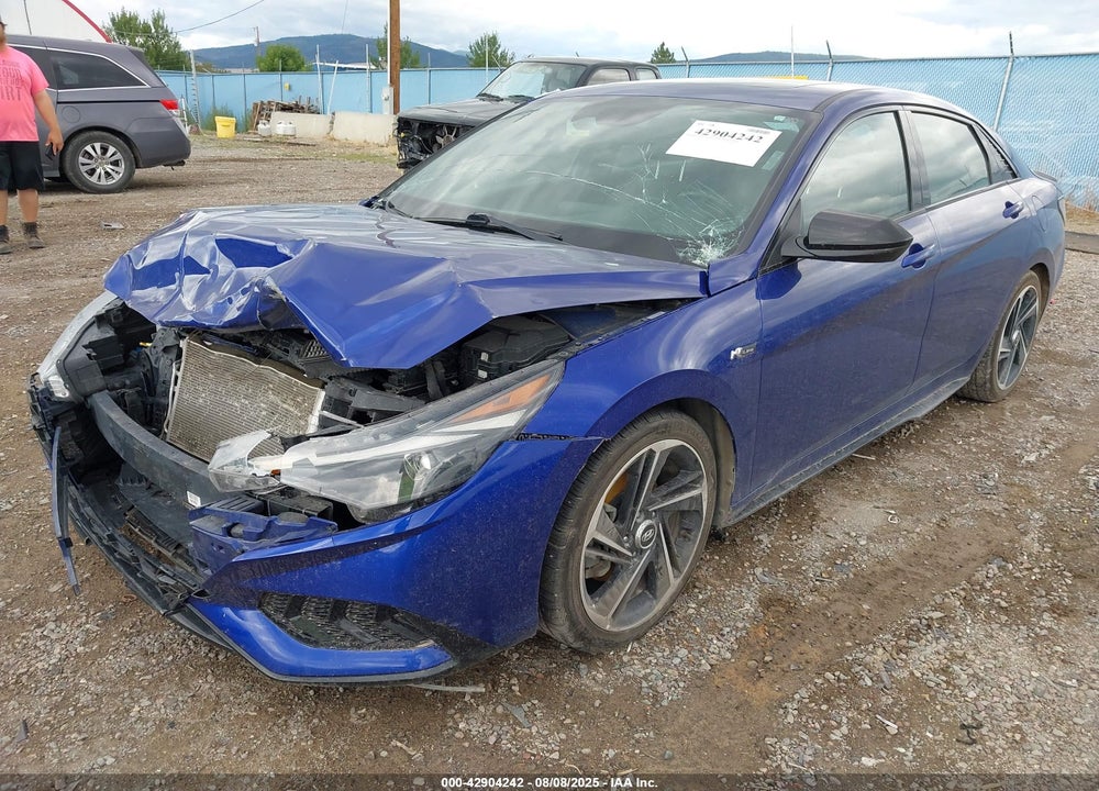 2021 HYUNDAI ELANTRA VIN: KMHLR4AF1MU154885
