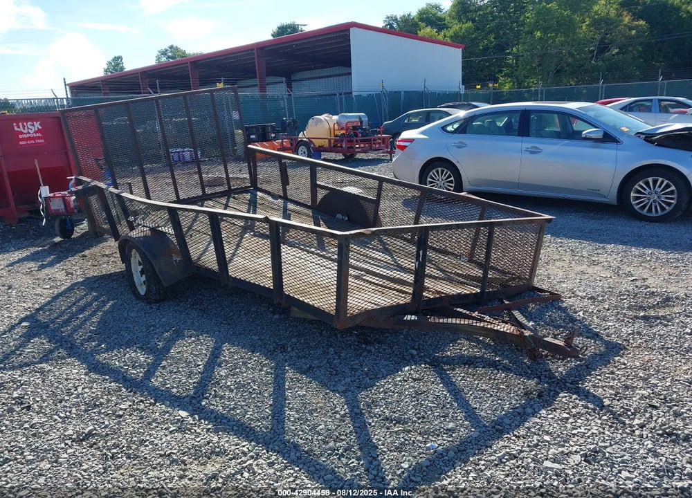 2002 DOWN TO EARTH 12' TRAILER VIN: 1D9UU12112B448155