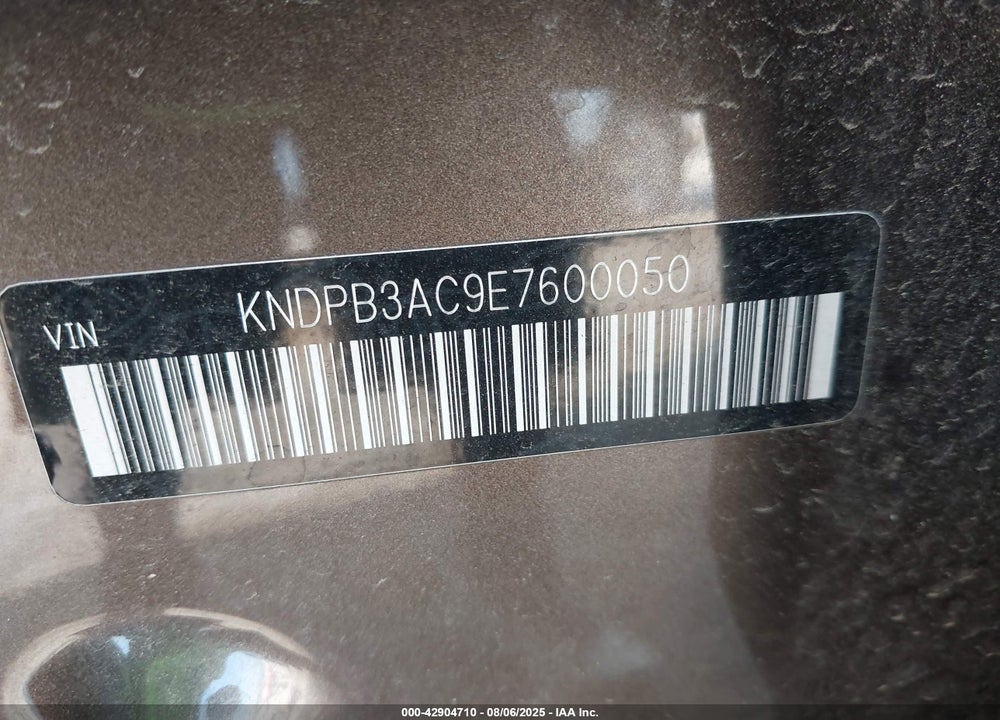 2014 KIA SPORTAGE LX VIN: KNDPB3AC9E7600050