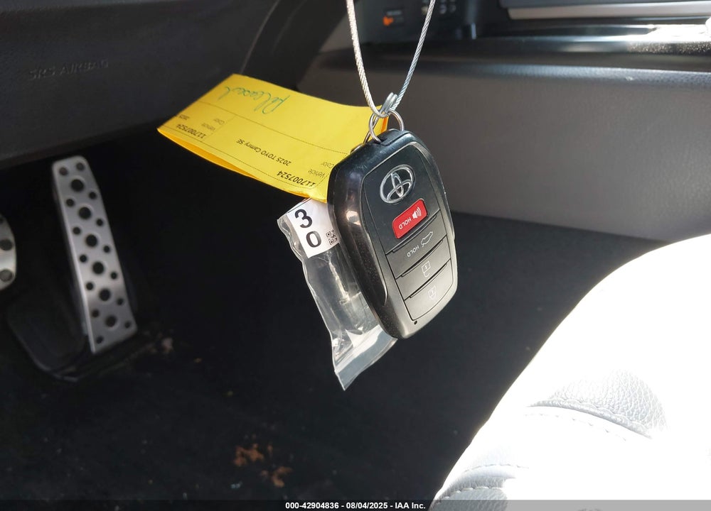 2025 TOYOTA CAMRY VIN: 4T1DAACK9SU013533