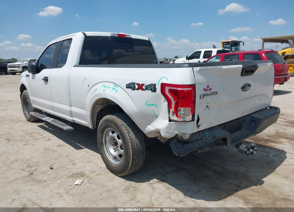 2017 FORD F-150 XL VIN: 1FTFX1EF2HKD76448