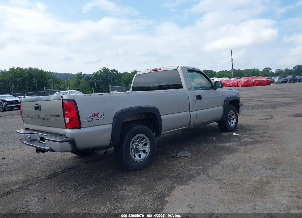 2004 CHEVROLET SILVERADO 1500 WORK TRUCK VIN: 1GCEK14X24Z233957
