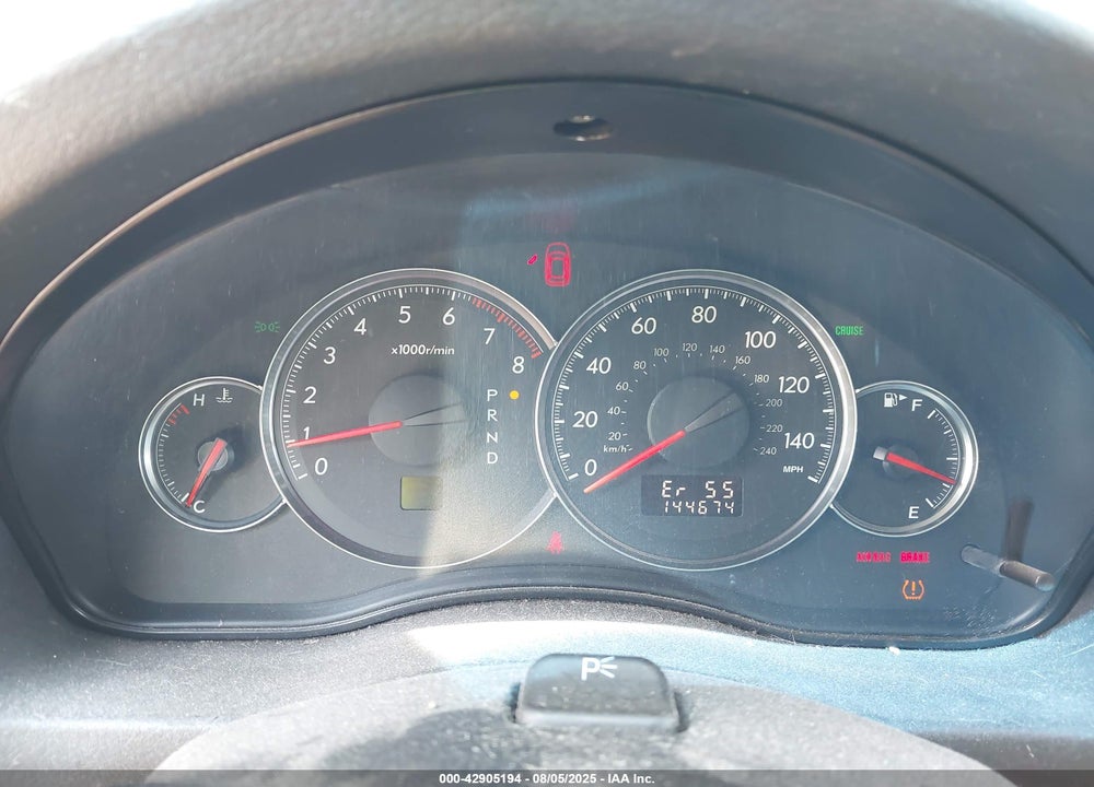 2008 SUBARU OUTBACK VIN: 4S4BP62C487328888