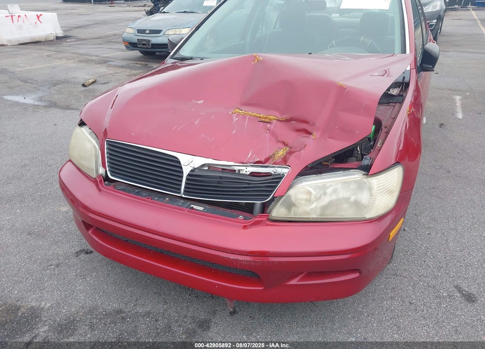 2002 MITSUBISHI LANCER ES VIN: JA3AJ26E22U074434