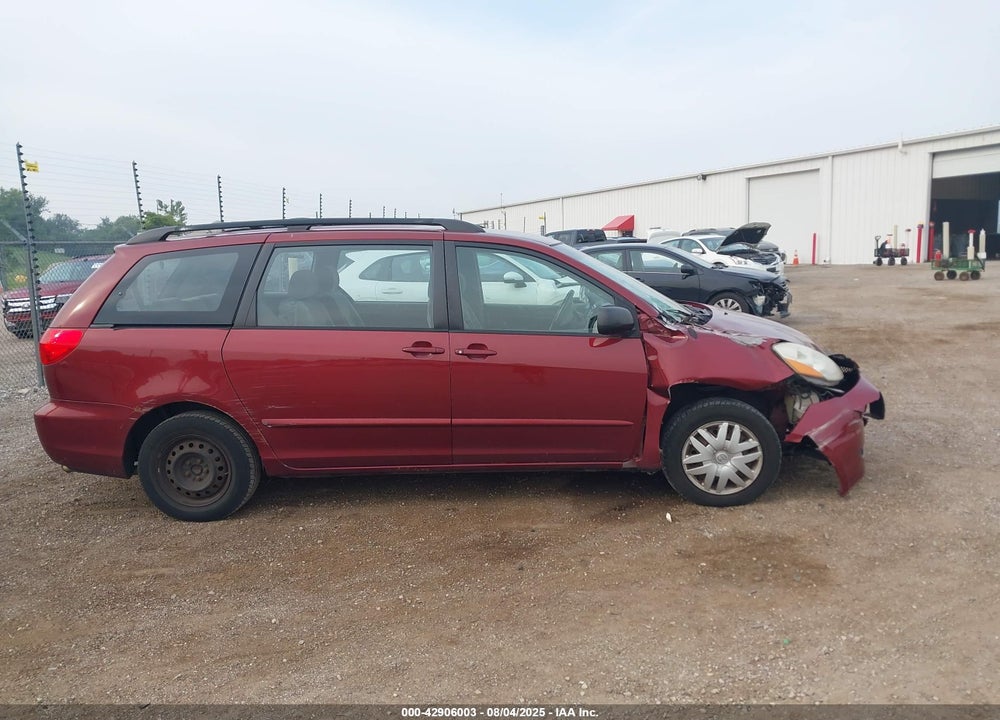 2008 TOYOTA SIENNA CE VIN: 5TDZK23C08S151027