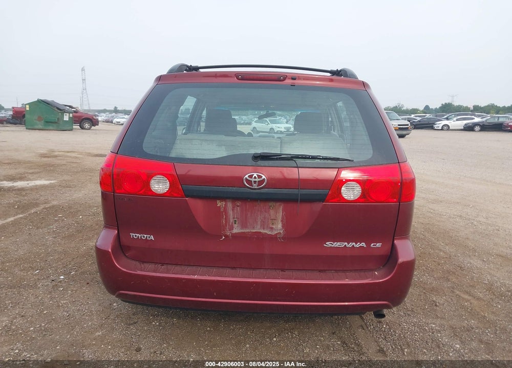 2008 TOYOTA SIENNA CE VIN: 5TDZK23C08S151027