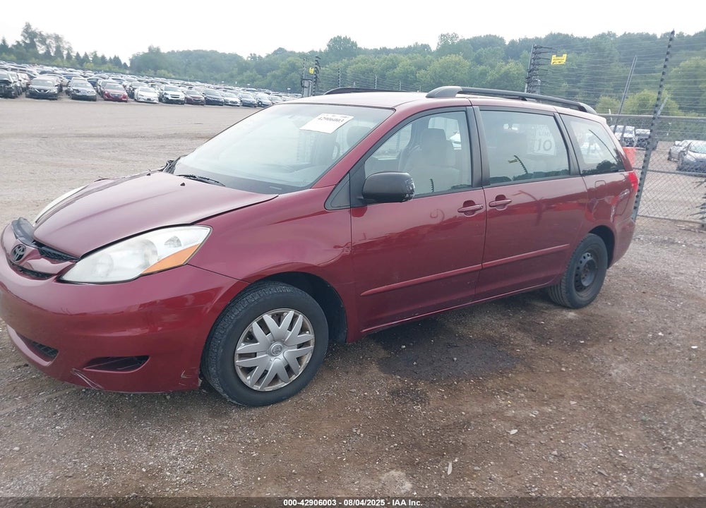2008 TOYOTA SIENNA CE VIN: 5TDZK23C08S151027