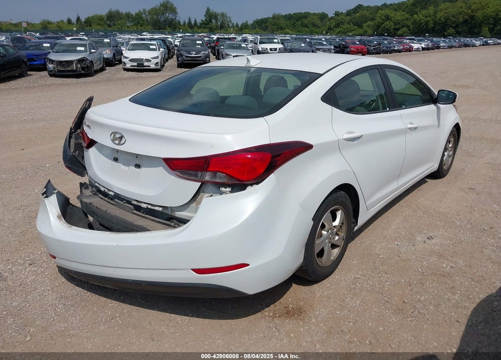 2015 HYUNDAI ELANTRA VIN: 5NPDH4AE5FH580188
