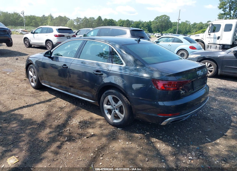 2019 AUDI A4 VIN: WAUDNAF4XKA021676