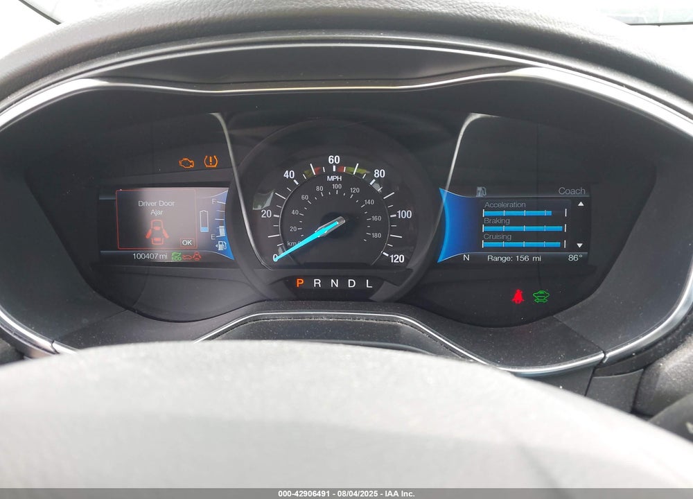 2017 FORD FUSION VIN: 3FA6P0RUXHR383796