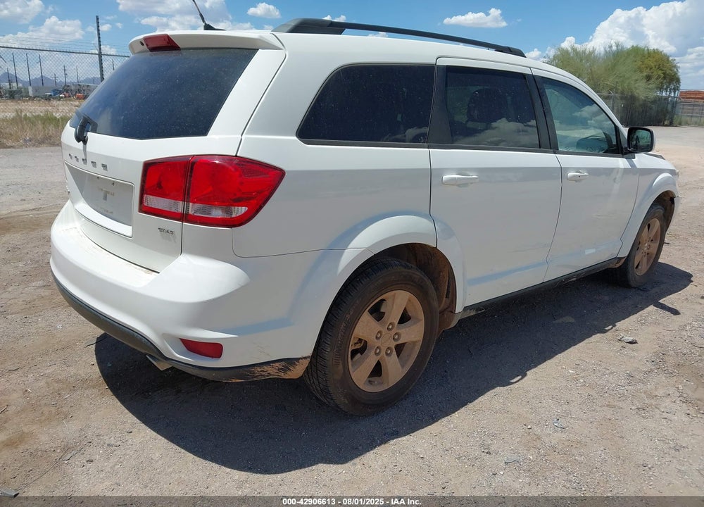2013 DODGE JOURNEY SXT VIN: 3C4PDDBG6DT644812