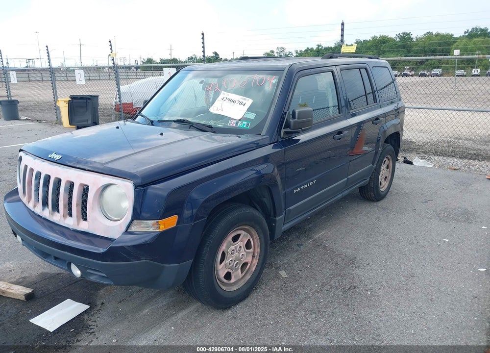 2013 JEEP PATRIOT SPORT VIN: 1C4NJRBB4DD212727