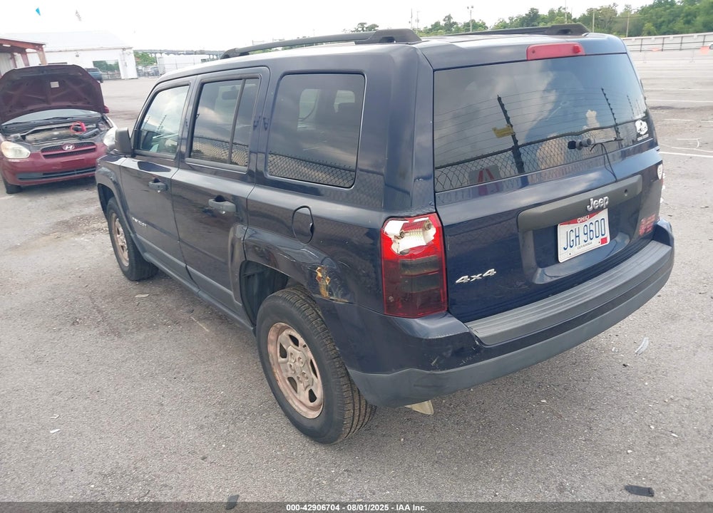2013 JEEP PATRIOT SPORT VIN: 1C4NJRBB4DD212727