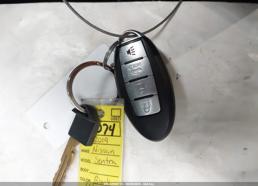 2019 NISSAN SENTRA VIN: 3N1AB7AP7KY280224
