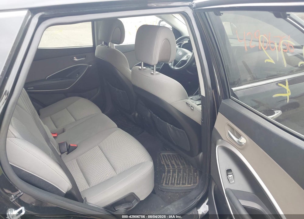 2017 HYUNDAI SANTA FE VIN: 5NMZT3LBXHH022712