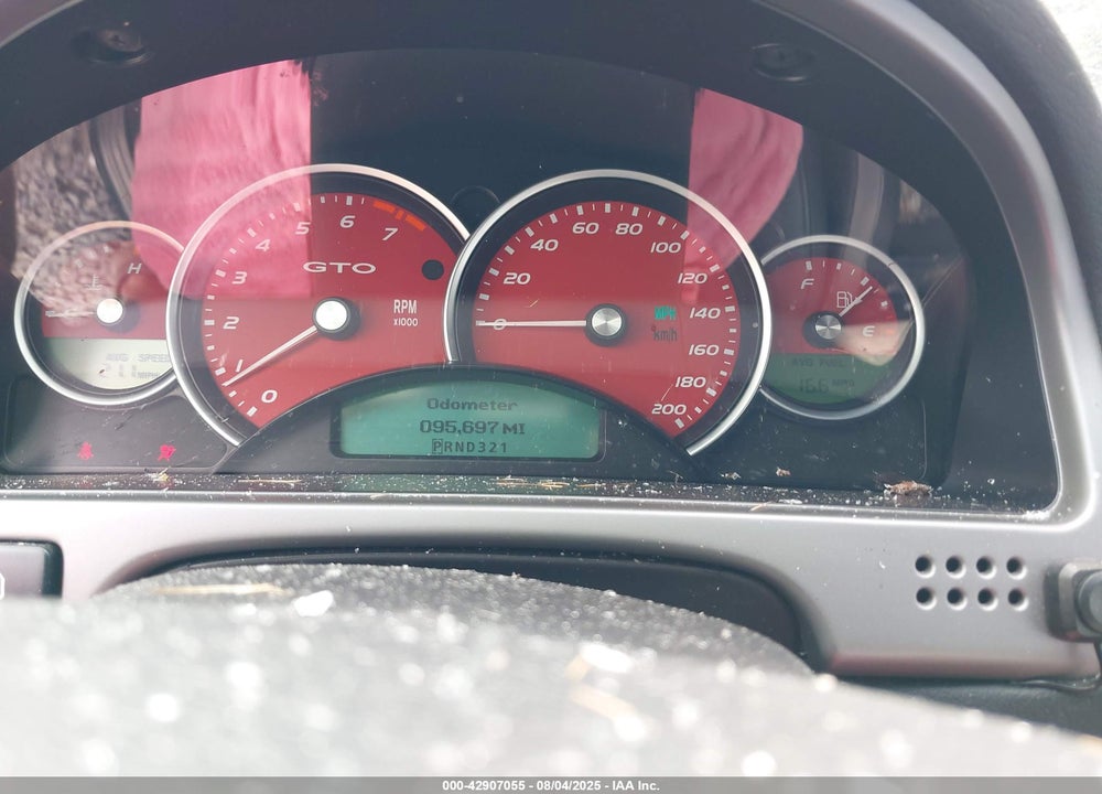 2006 PONTIAC GTO VIN: 6G2VX12U76L557140