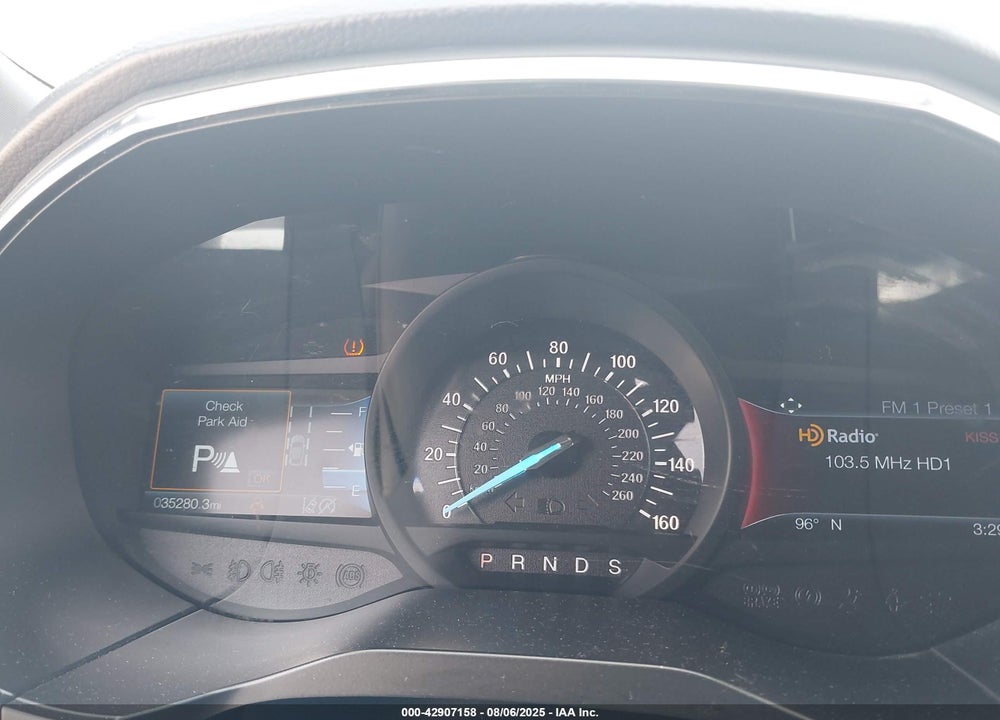 2020 FORD EDGE VIN: 2FMPK4K9XLBB37327