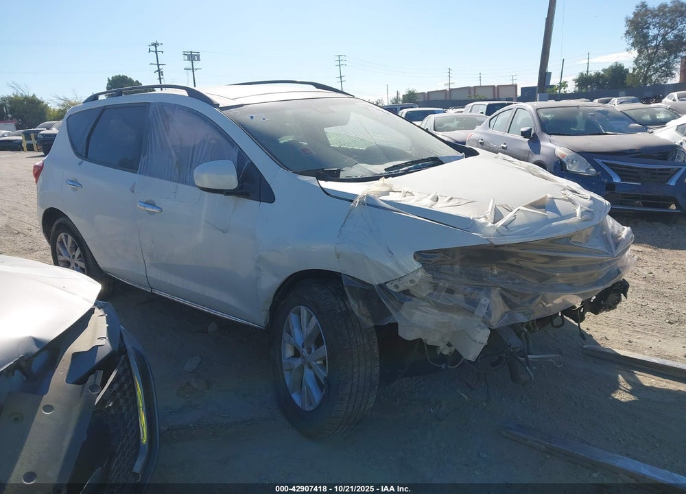 2013 NISSAN MURANO SL VIN: JN8AZ1MU1DW205041