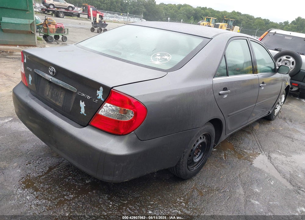 2004 TOYOTA CAMRY LE VIN: 4T1BE32K24U927215