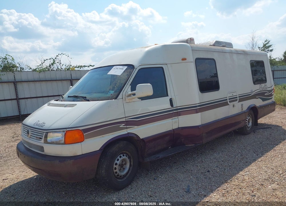 1999 VOLKSWAGEN EUROVAN MV VIN: WV3AH2708XH099657