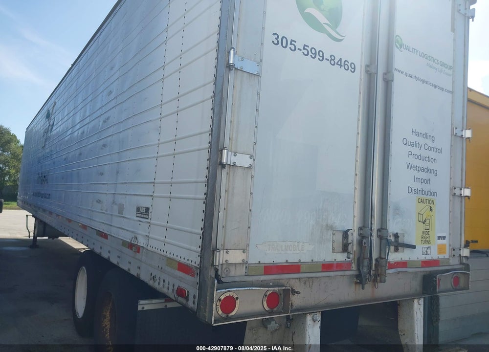 2001 TRAILMOBILE REFRIGERATED TRAILER VIN: 1PT01ANH518001665