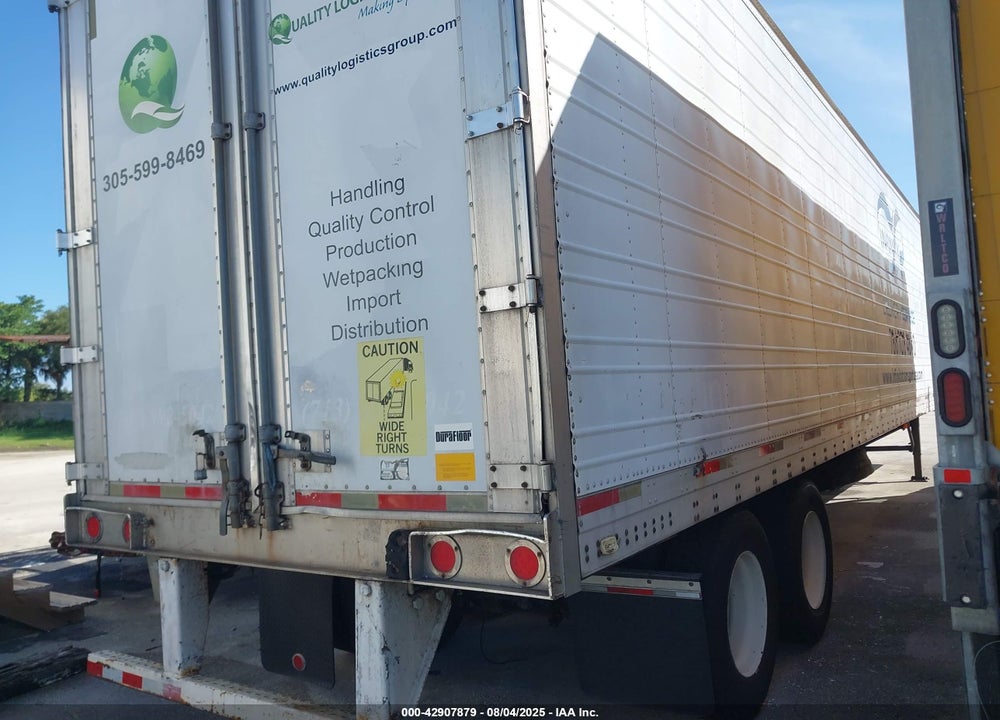 2001 TRAILMOBILE REFRIGERATED TRAILER VIN: 1PT01ANH518001665
