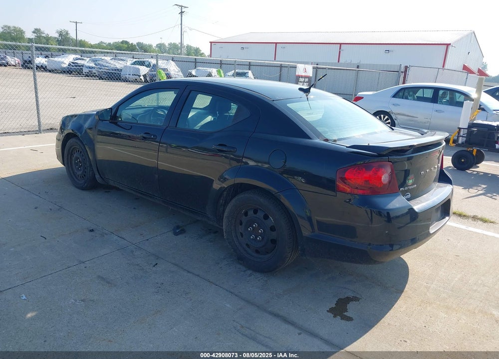 2012 DODGE AVENGER VIN: 1C3CDZAB4CN128808