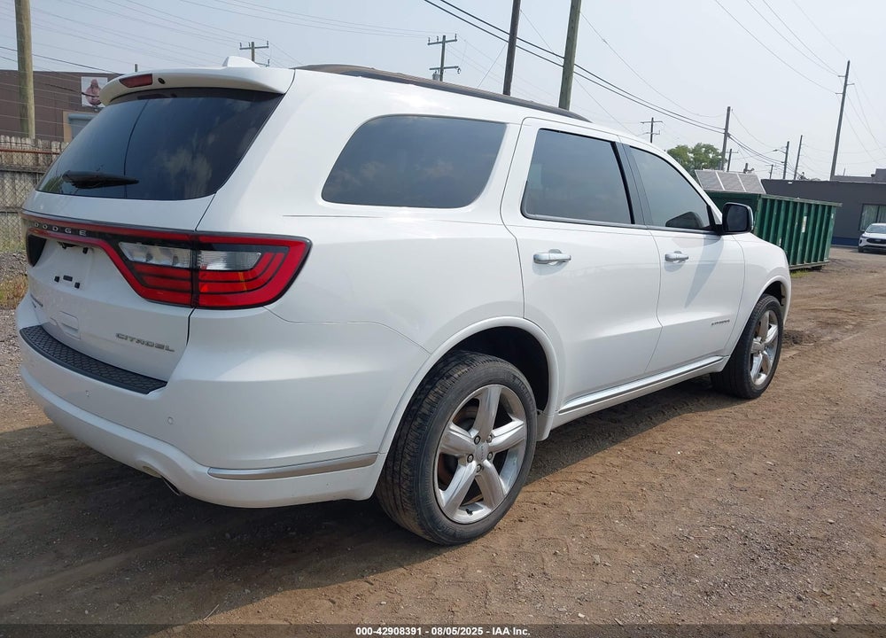 2017 DODGE DURANGO CITADEL ANODIZED PLATINUM AWD VIN: 1C4RDJEG9HC763037