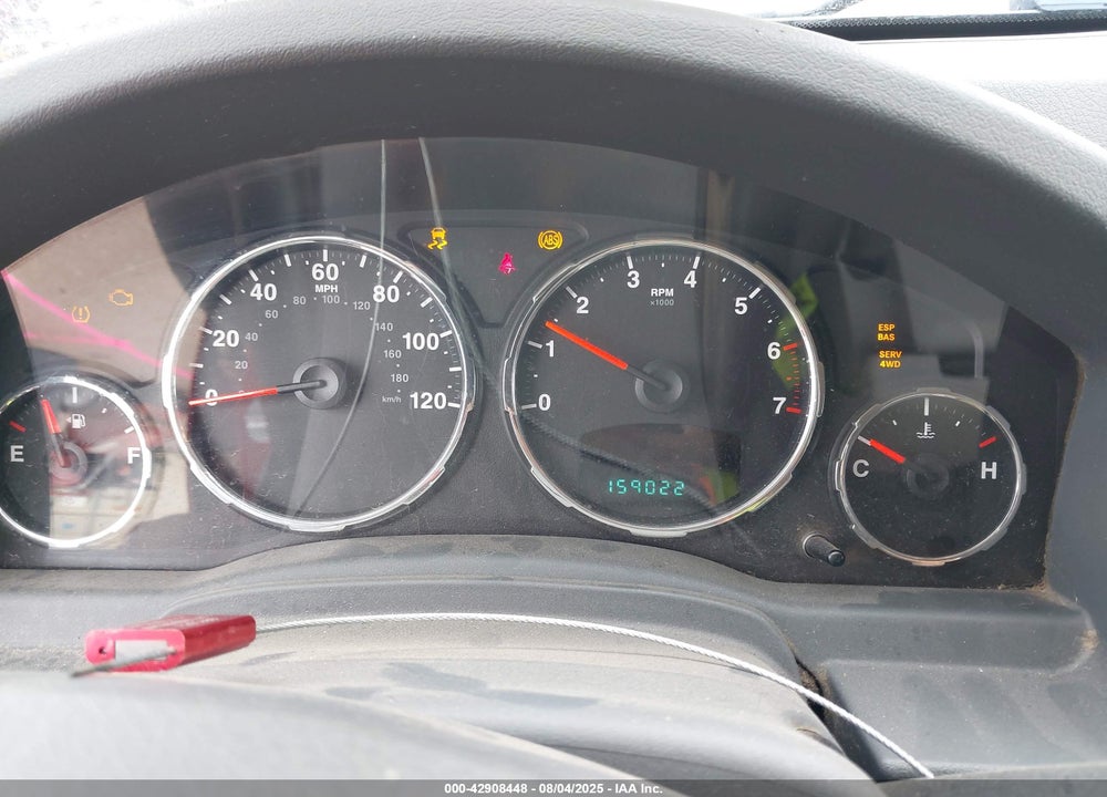 2008 JEEP LIBERTY VIN: 1J8GN28K28W224616