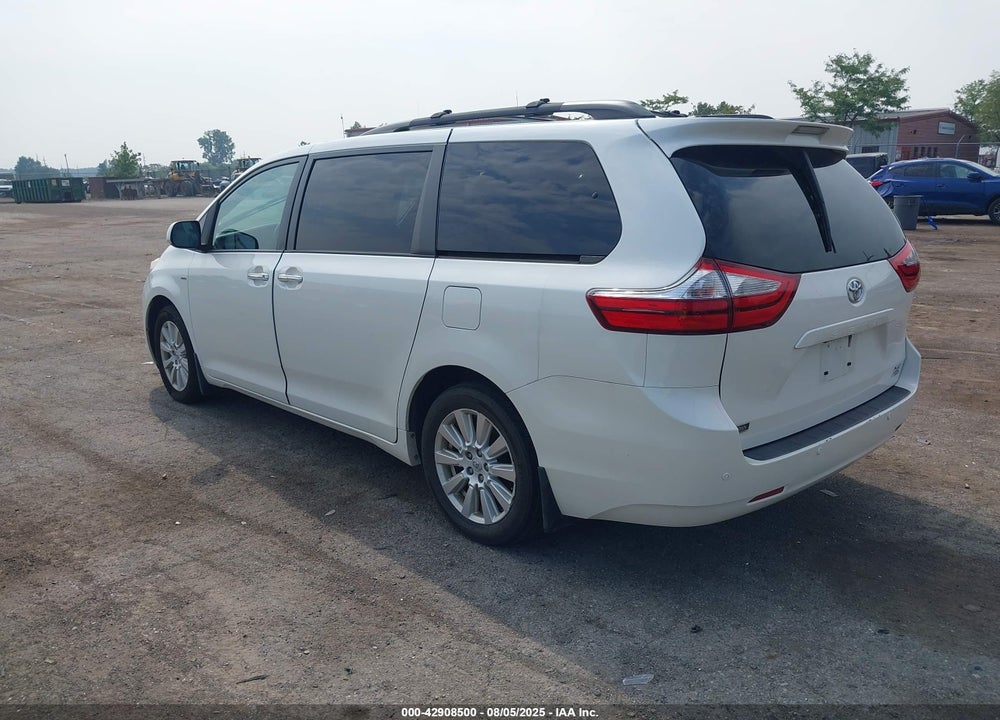 2017 TOYOTA SIENNA XLE 7 PASSENGER VIN: 5TDDZ3DC3HS155065