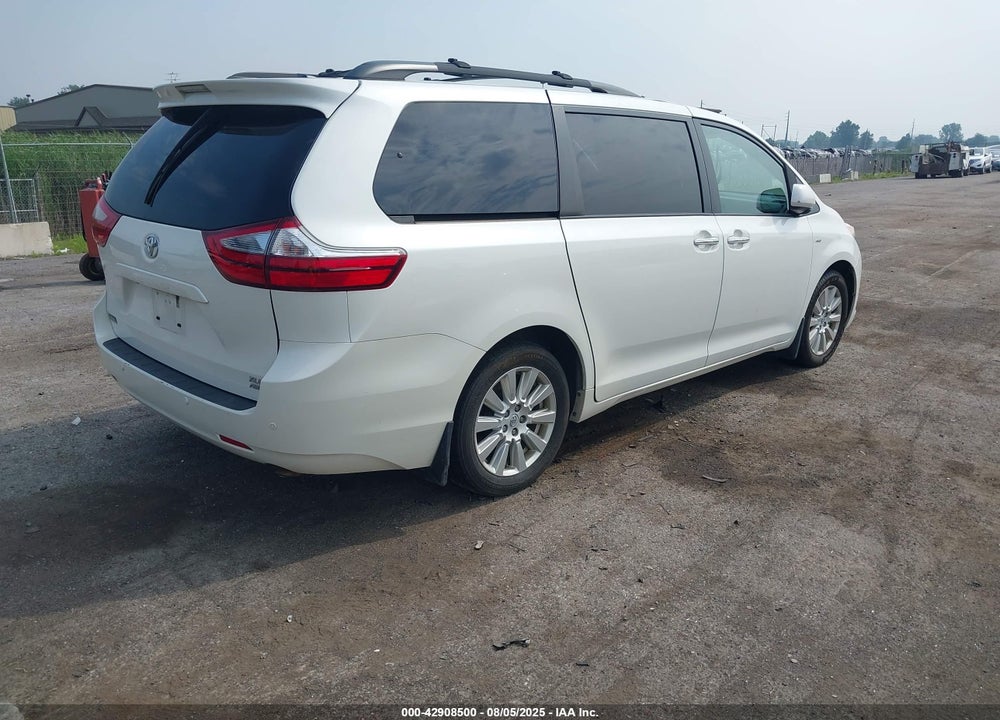 2017 TOYOTA SIENNA XLE 7 PASSENGER VIN: 5TDDZ3DC3HS155065
