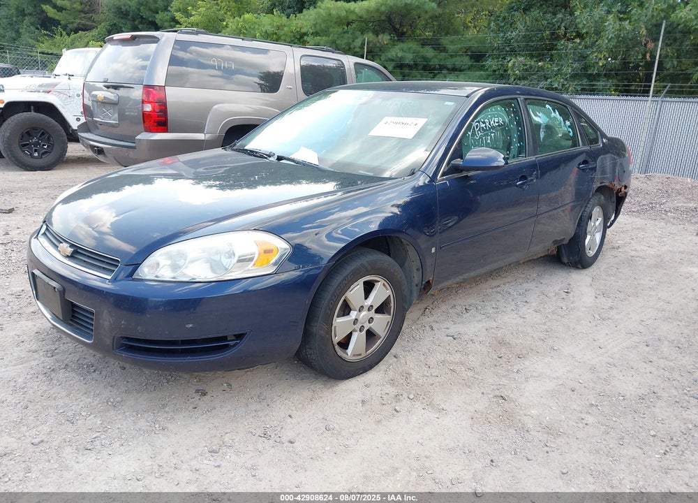 2007 CHEVROLET IMPALA LT VIN: 2G1WT58K679238478