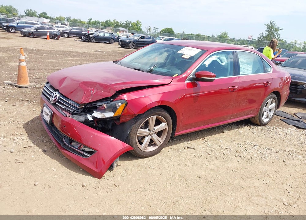2015 VOLKSWAGEN PASSAT VIN: 1VWAS7A38FC082919