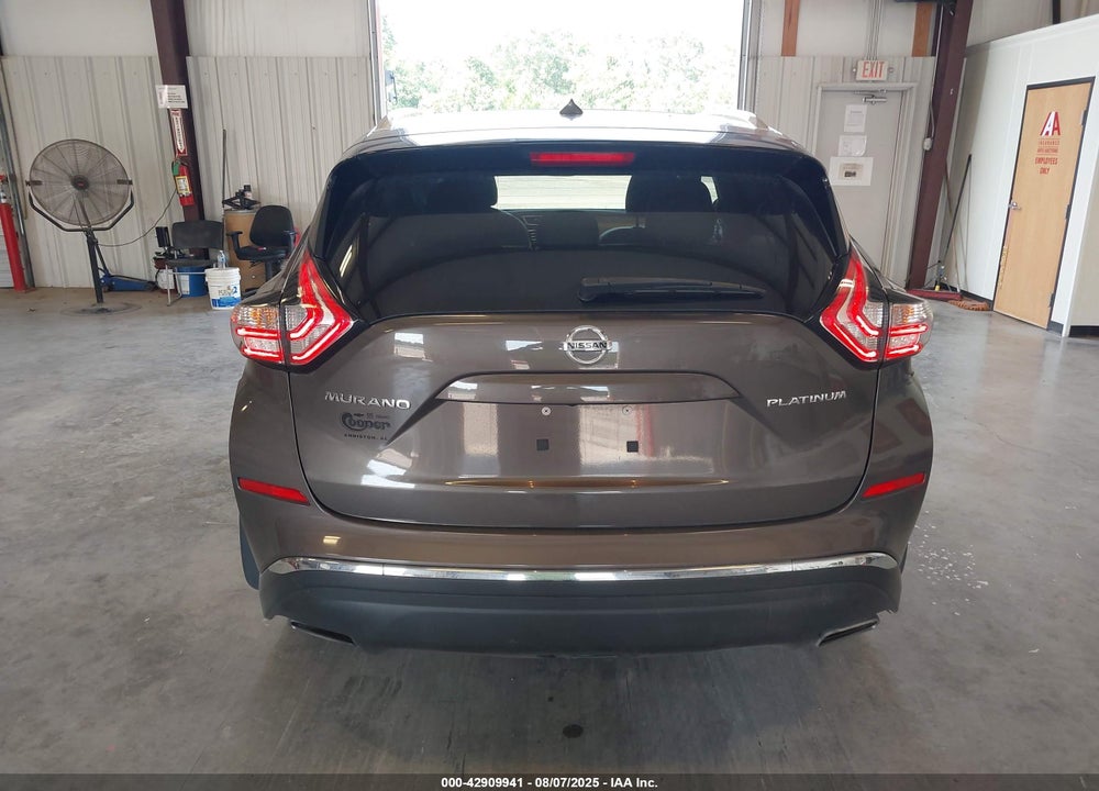 2015 NISSAN MURANO PLATINUM/S/SL/SV VIN: 5N1AZ2MG9FN273197