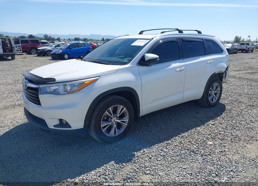 2015 TOYOTA HIGHLANDER VIN: 5TDJKRFH4FS167743