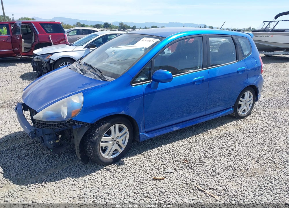 2007 HONDA FIT SPORT VIN: JHMGD38637S022116