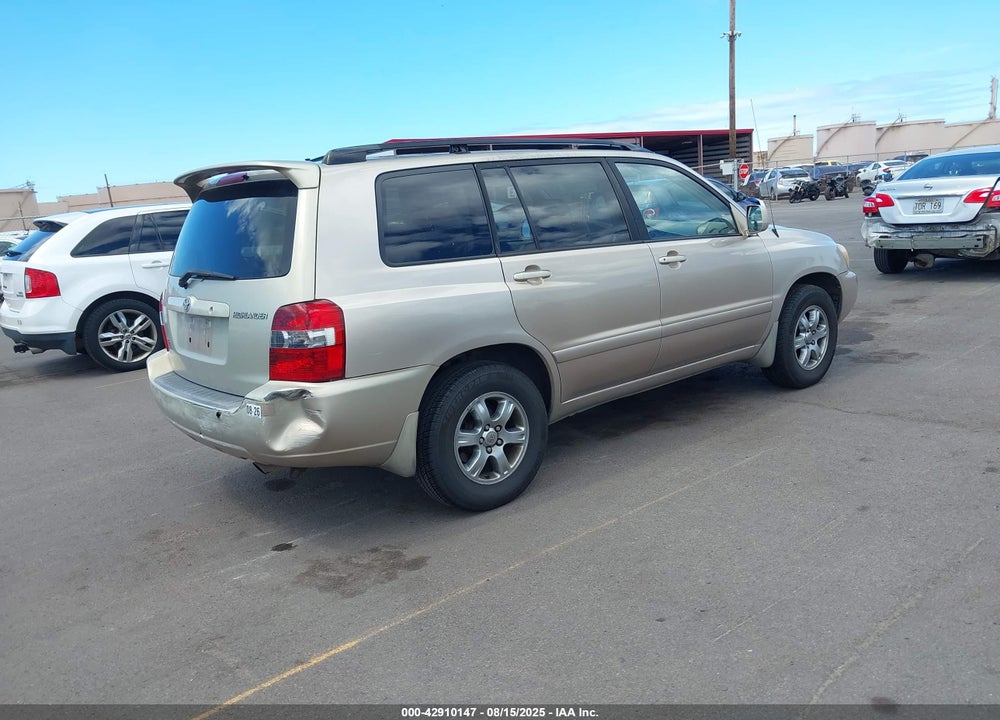 2005 TOYOTA HIGHLANDER LIMITED V6/V6 VIN: JTEGP21A450047760